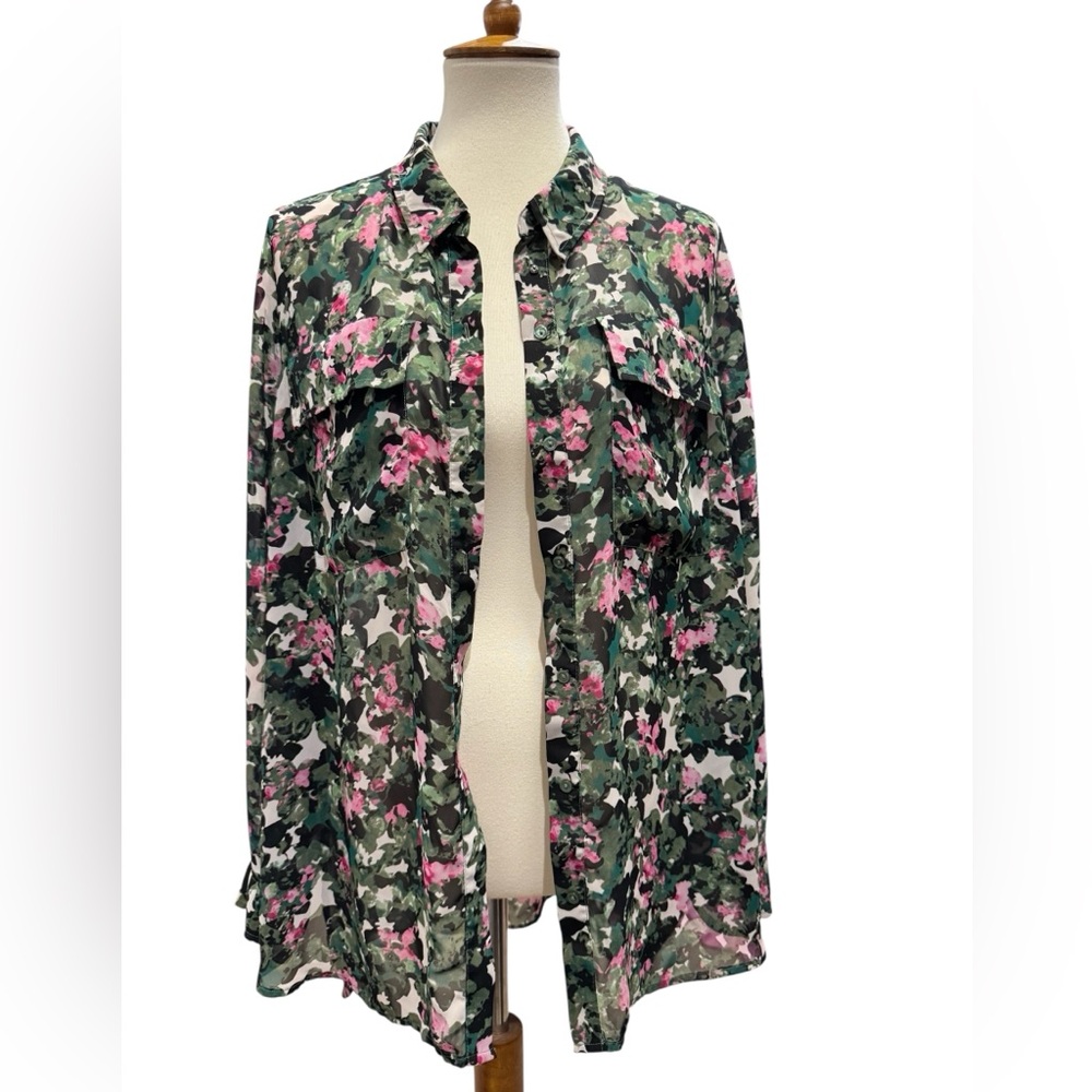I Heart Ronson Floral Blouse #194